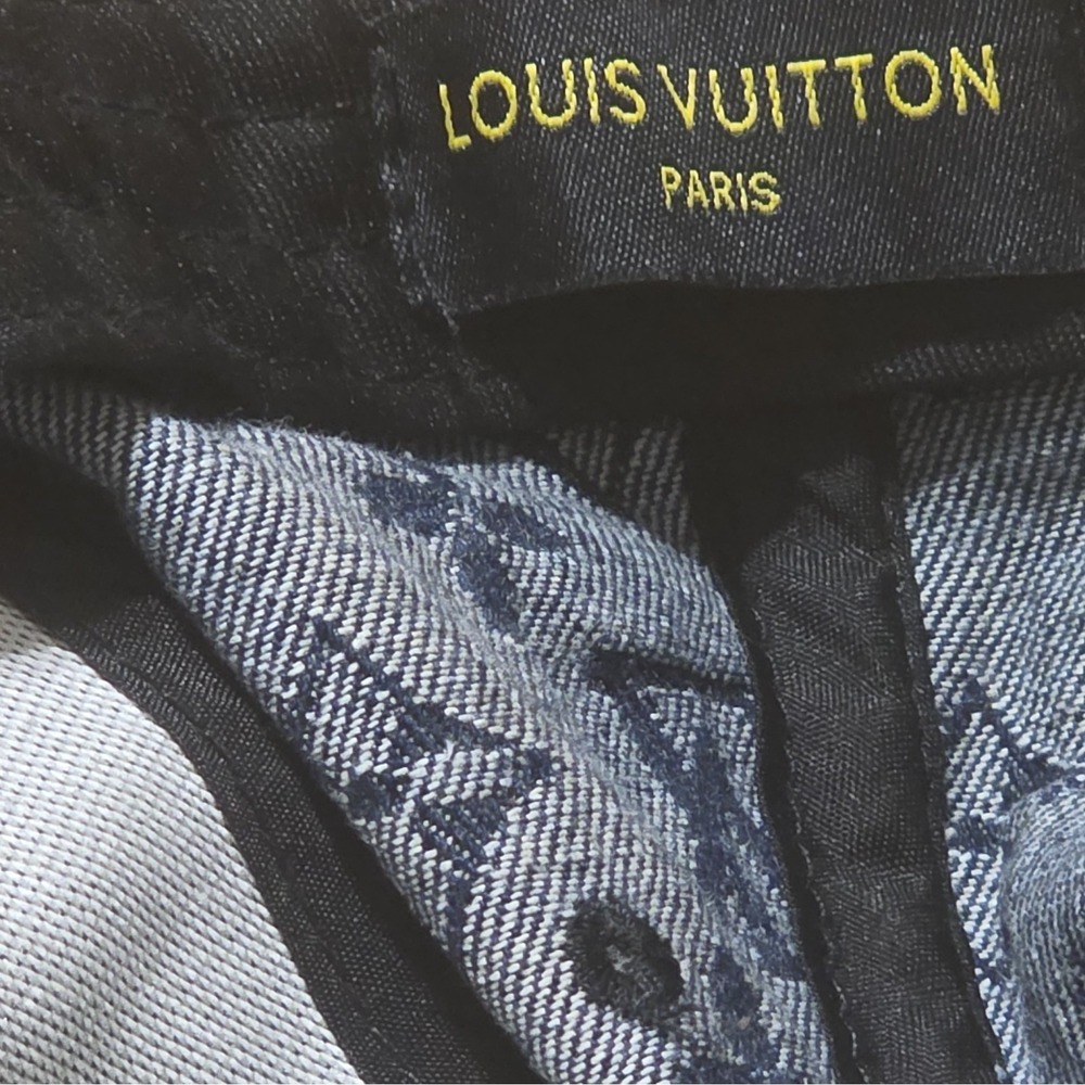 Louis Vuitton Monogram Baseball Cap Adjustable Blue Men One Size - Picture 2 of 12